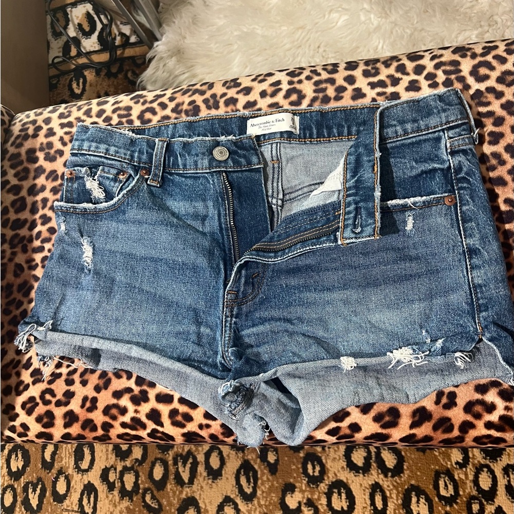 Abercrombie Denim Blue Women's Shorts